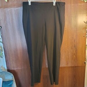 Hilary Radley Black Stretch Slacks